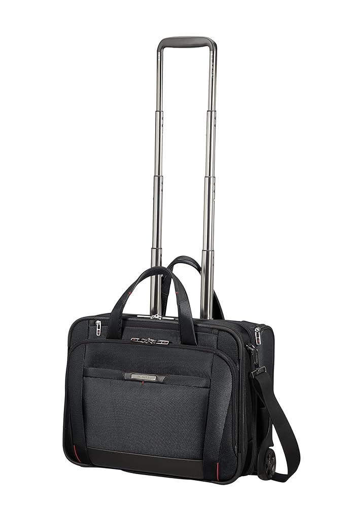 美品　Samsonite ROLLING TOTE BLACK Shop SAMSONITE ROLLING TOTE 15.6